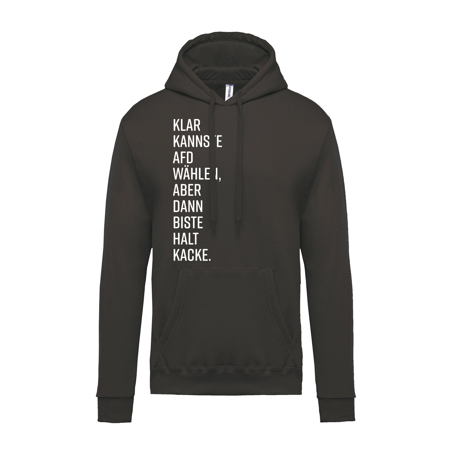 Hoodie »Dann biste halt...«          