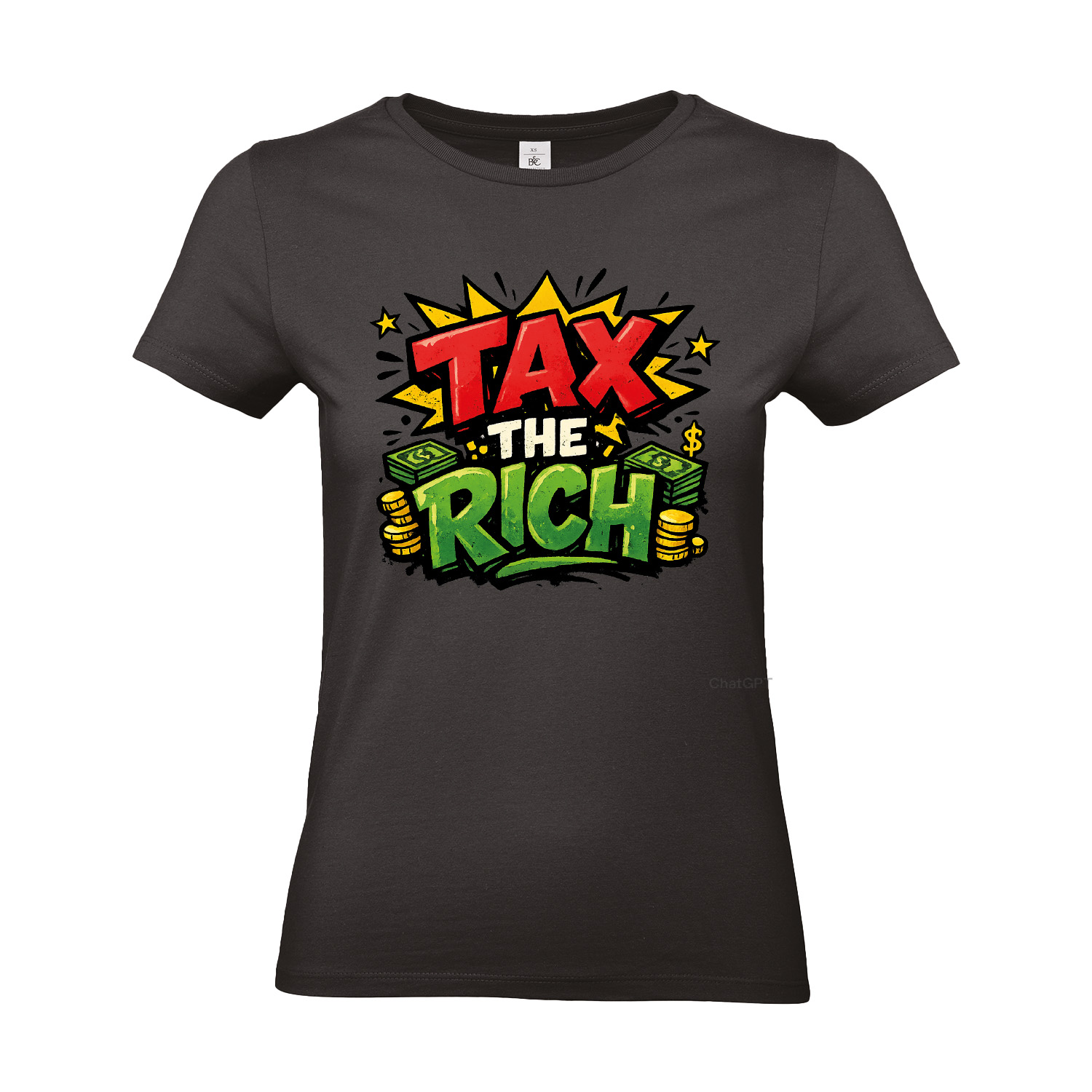 T-Shirt tailliert »Tax the Rich«         