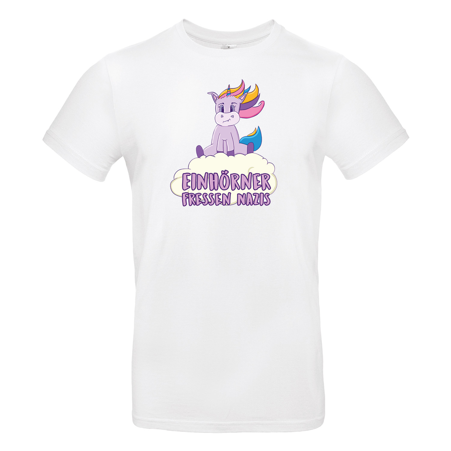 T-Shirt »Einhörner fressen Nazis«               