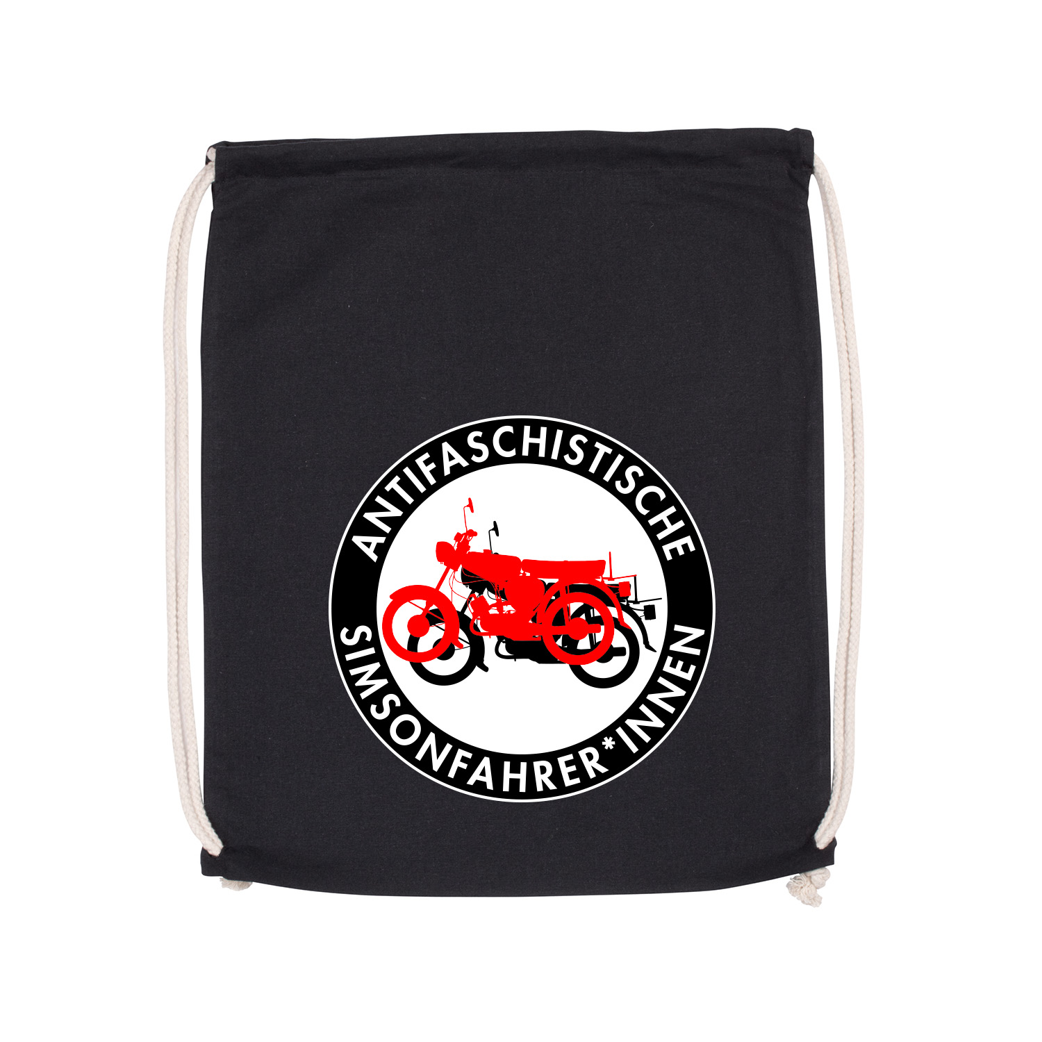 Turnbeutel »Antifaschistische Simsonfahrer*innen«      