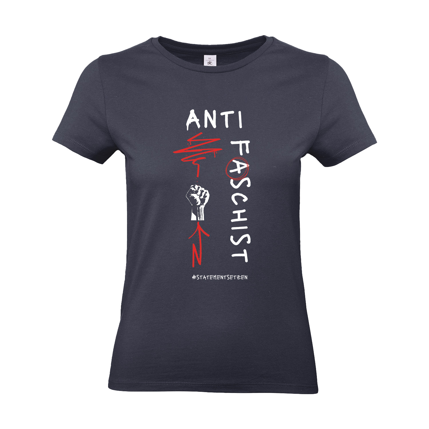 T-Shirt tailliert »Antifaschist«        