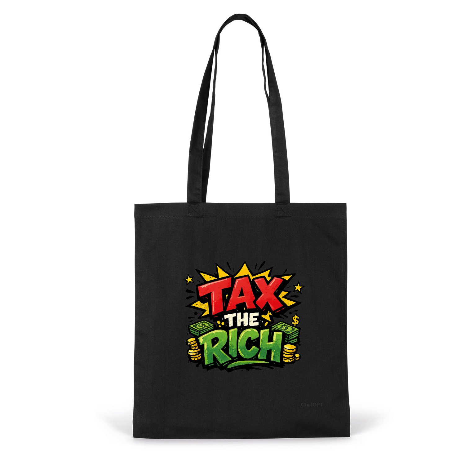 Jutebeutel »Tax the Rich«       