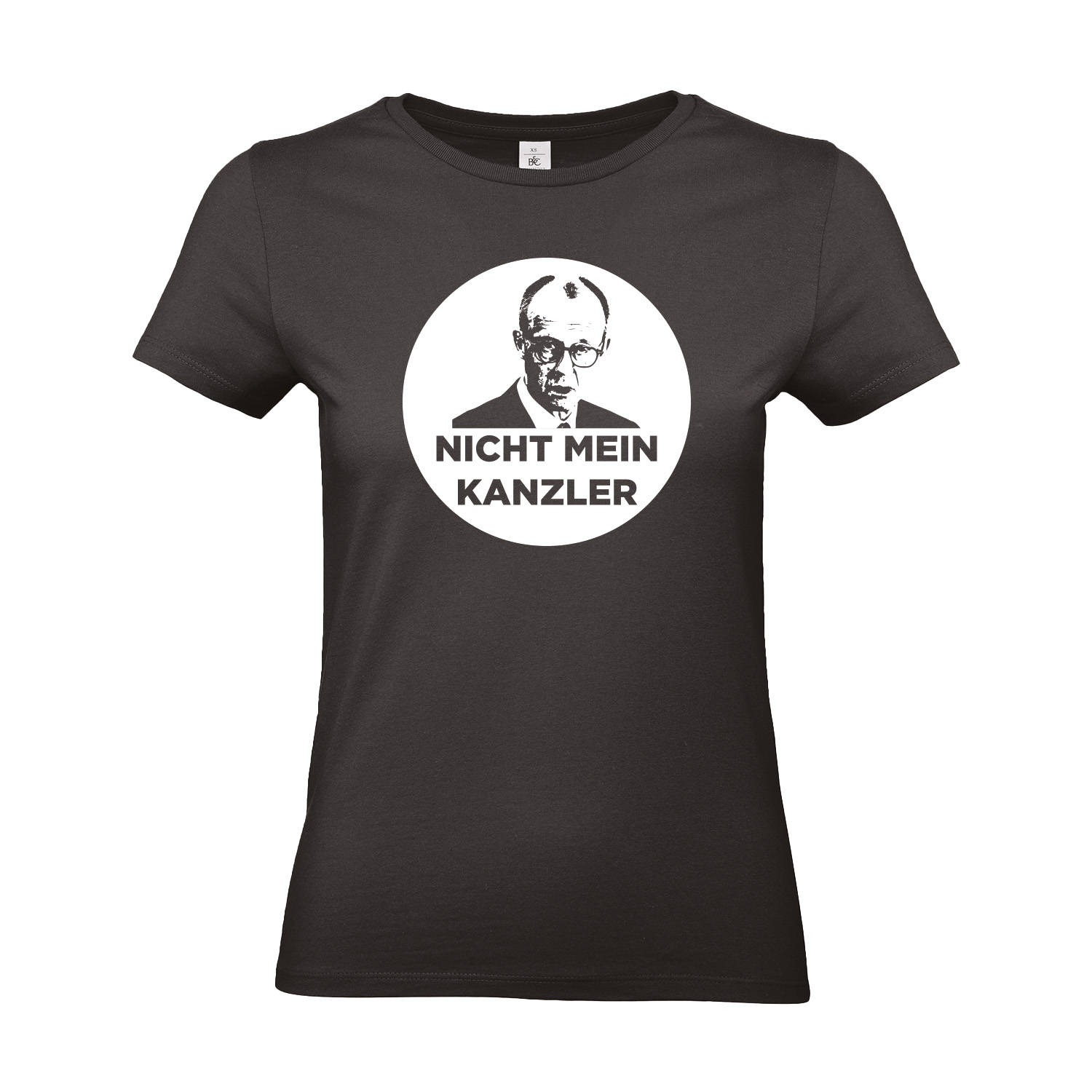 T-Shirt tailliert »Nicht mein Kanzler«          