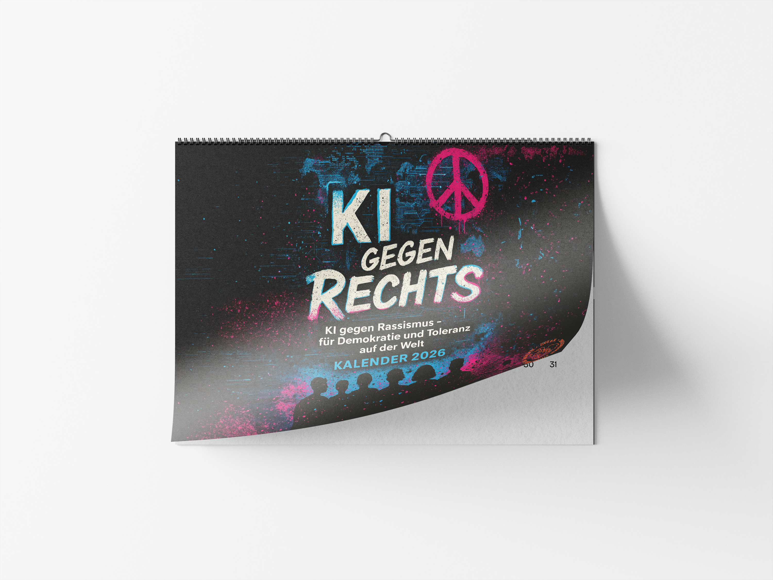 Kalender 2026 KI gegen Rassismus für Toleranz und Demokratie