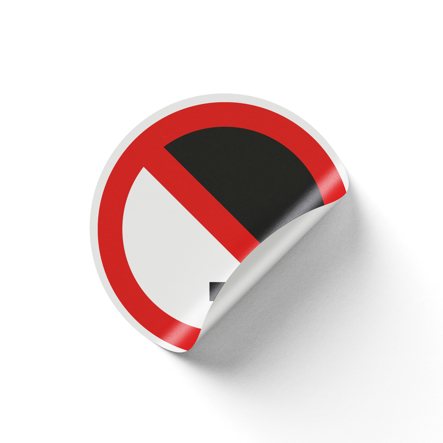 Aufkleber »No Adolf« (Ø 9,5 cm)  