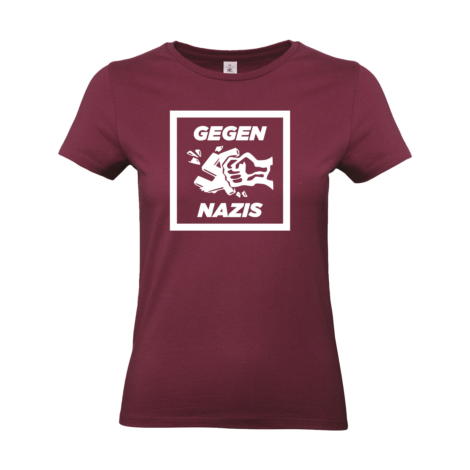 T-Shirt tailliert »Gegen Nazis«         