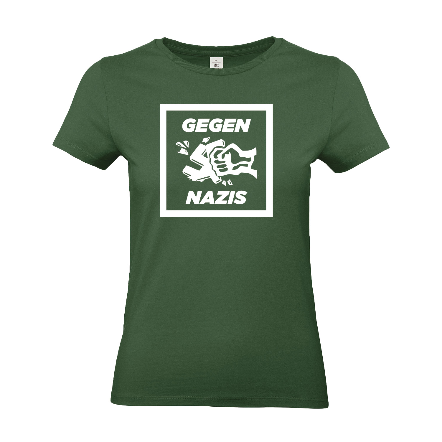 T-Shirt tailliert »Gegen Nazis«         