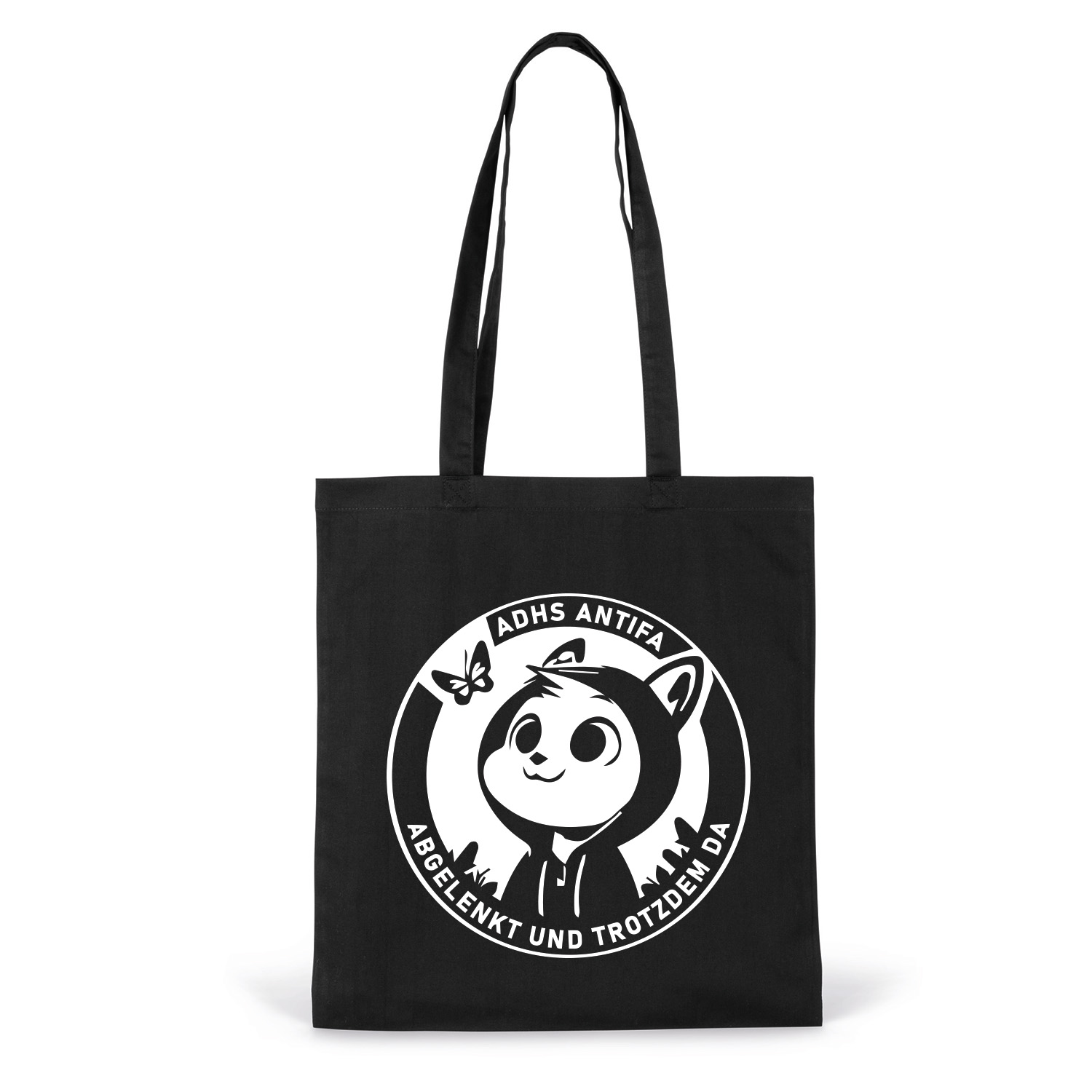 Jutebeutel »ADHS Antifa Eichhörnchen«         