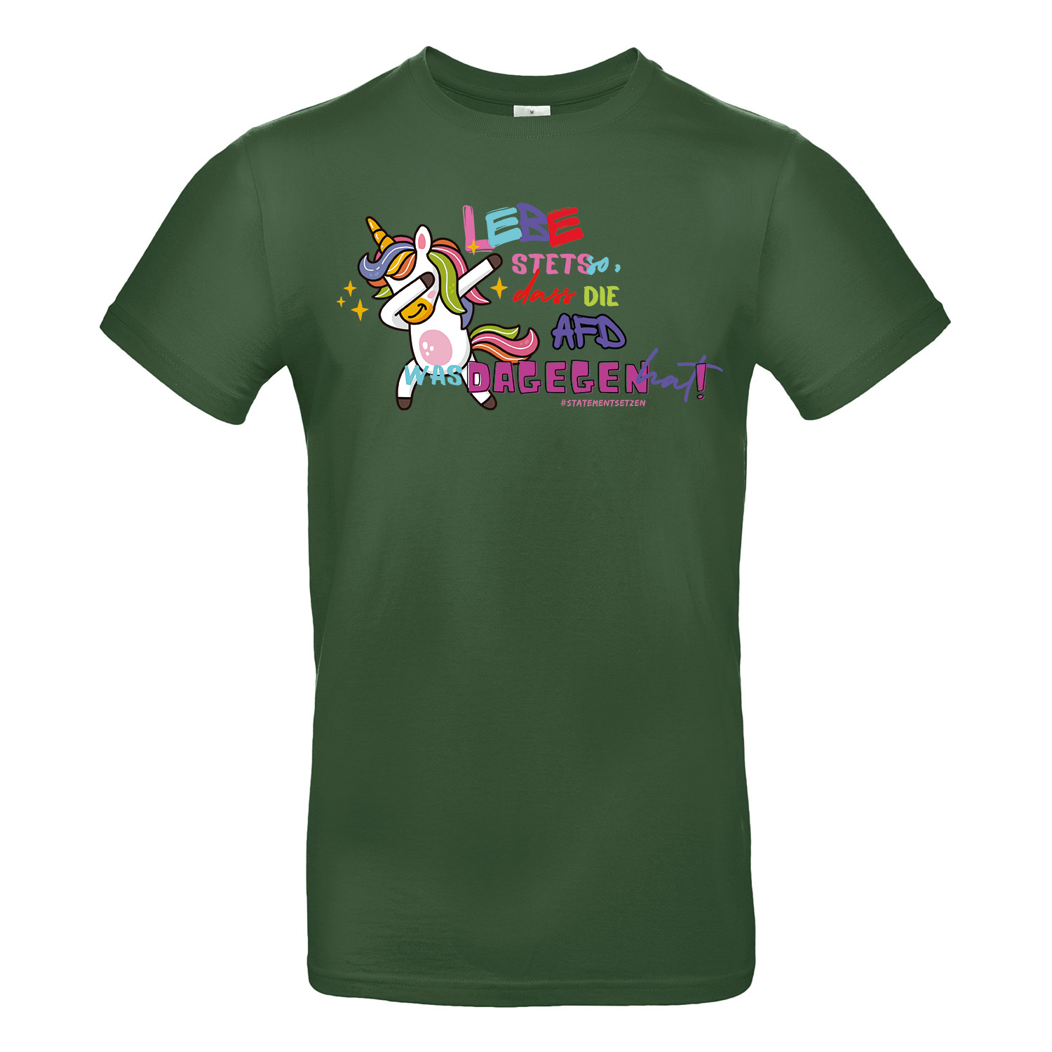 T-Shirt »Lebe stets so....Einhorn «                     