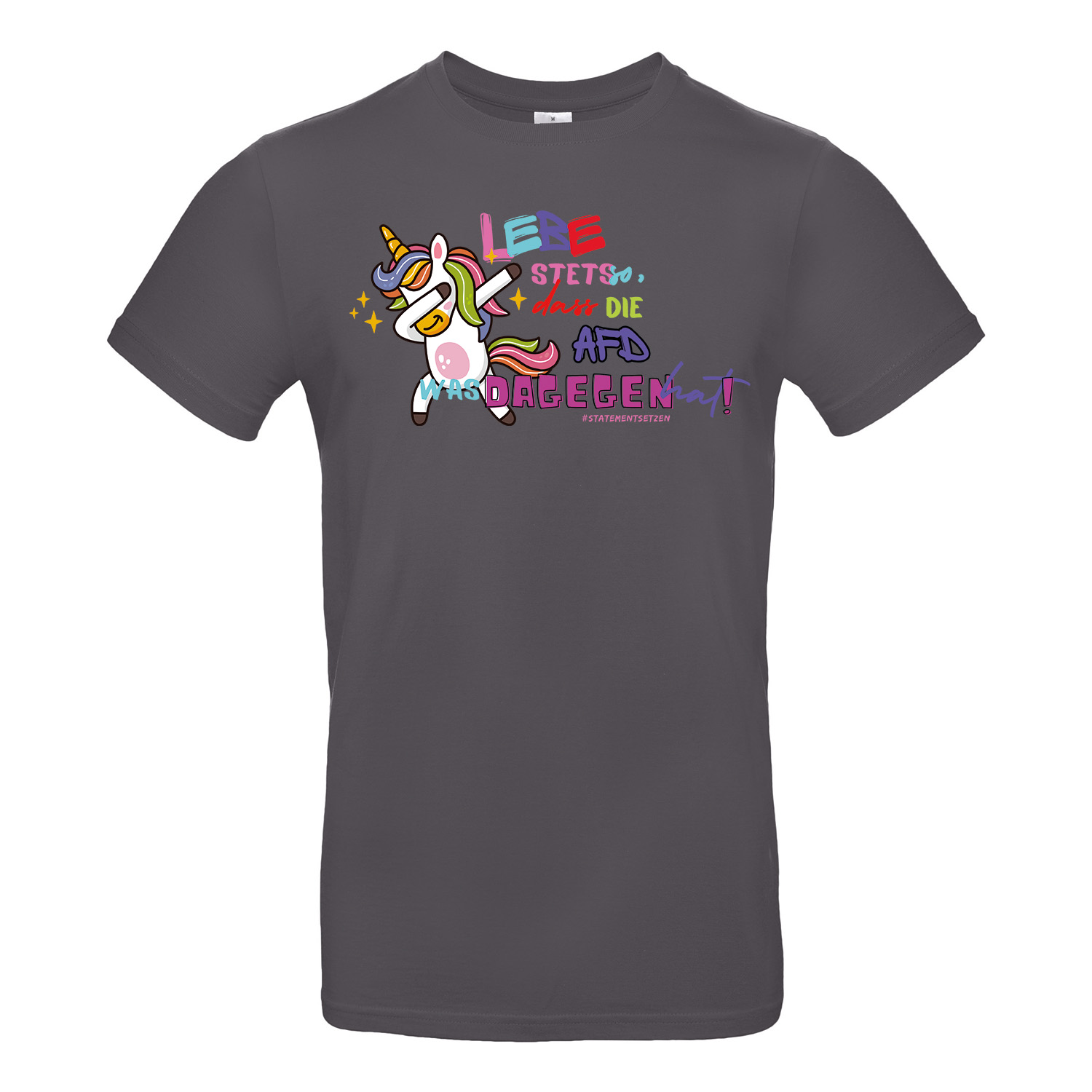 T-Shirt »Lebe stets so....Einhorn «                     